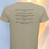 A man wearing Knowledge is knowing a tomato is a fruit funny graphic t-shirt by Asocial Chameleon