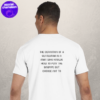 A man wearing The definition of a gentleman funny graphic t-shirt by Asocial Chameleon